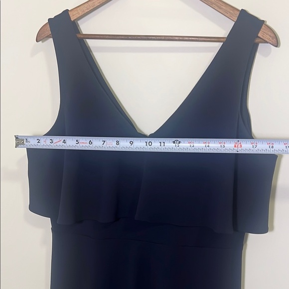 Belle Badgley Mischka Womens Navy Fiona Dress Size 14 - Picture 7 of 8